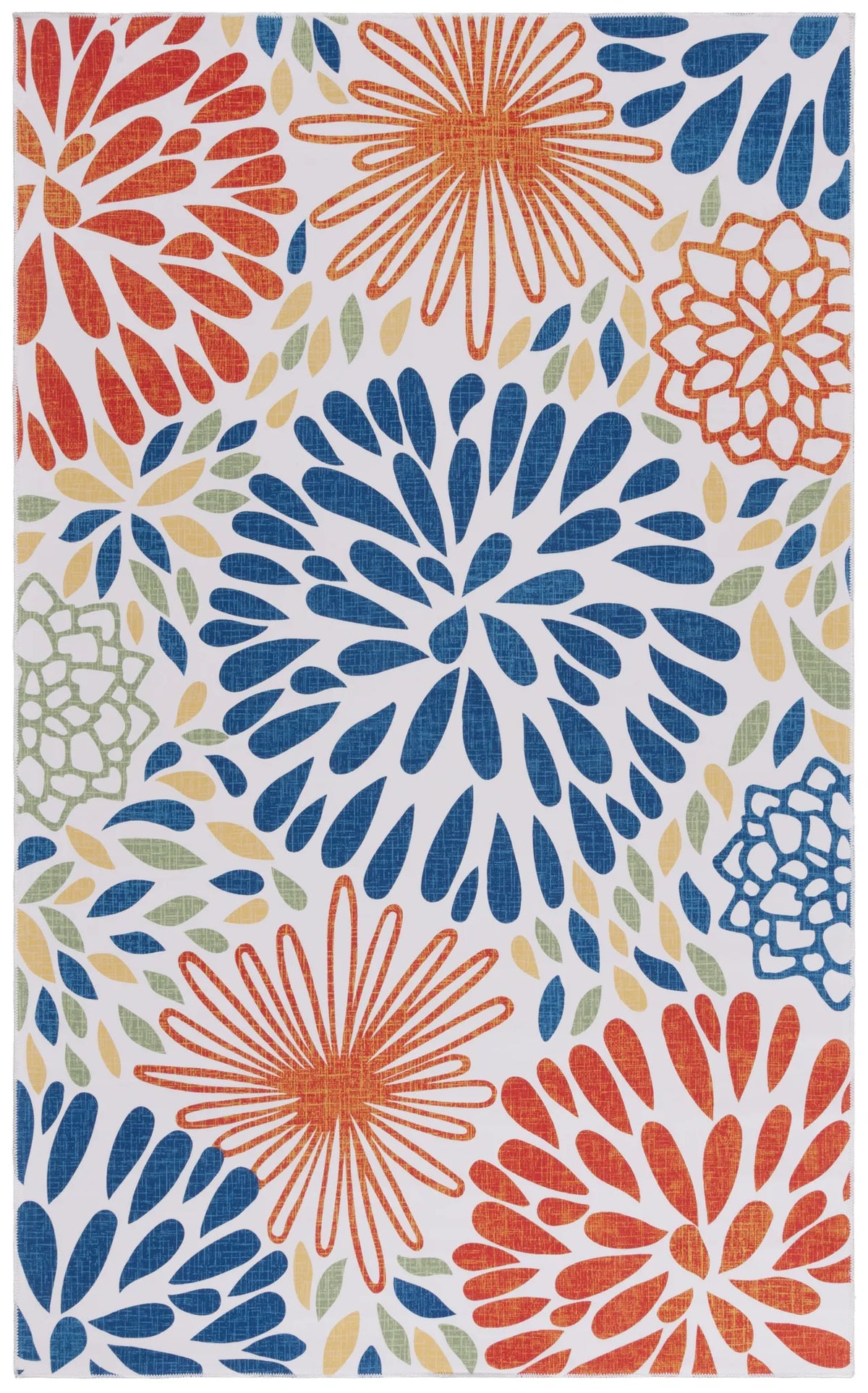 Safavieh Malibu 4'-0" x 6'-0" Rug in Ivory / Multi