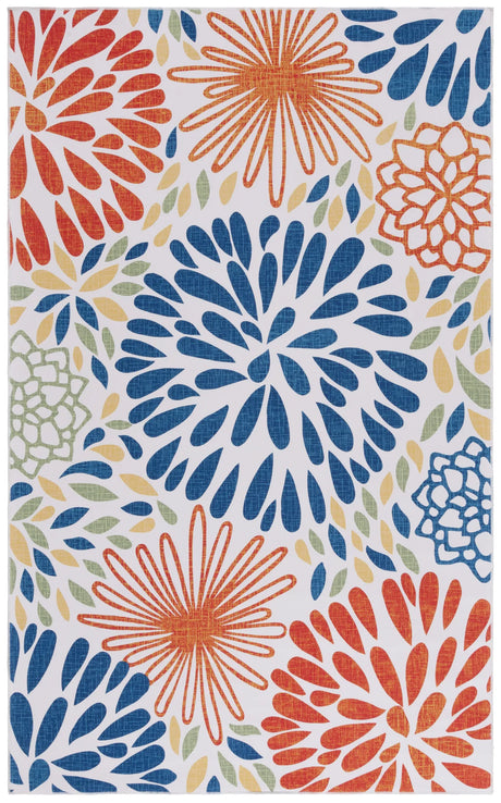 Safavieh Malibu 4'-0" x 6'-0" Rug in Ivory / Multi