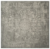 Safavieh Evoke 6'-7" x 6'-7" Rug in Silver / Ivory