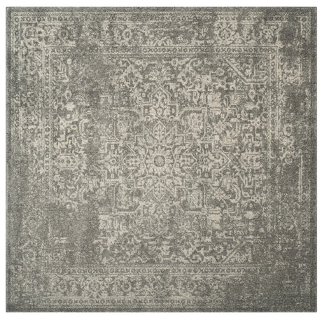 Safavieh Evoke 6'-7" x 6'-7" Rug in Silver / Ivory