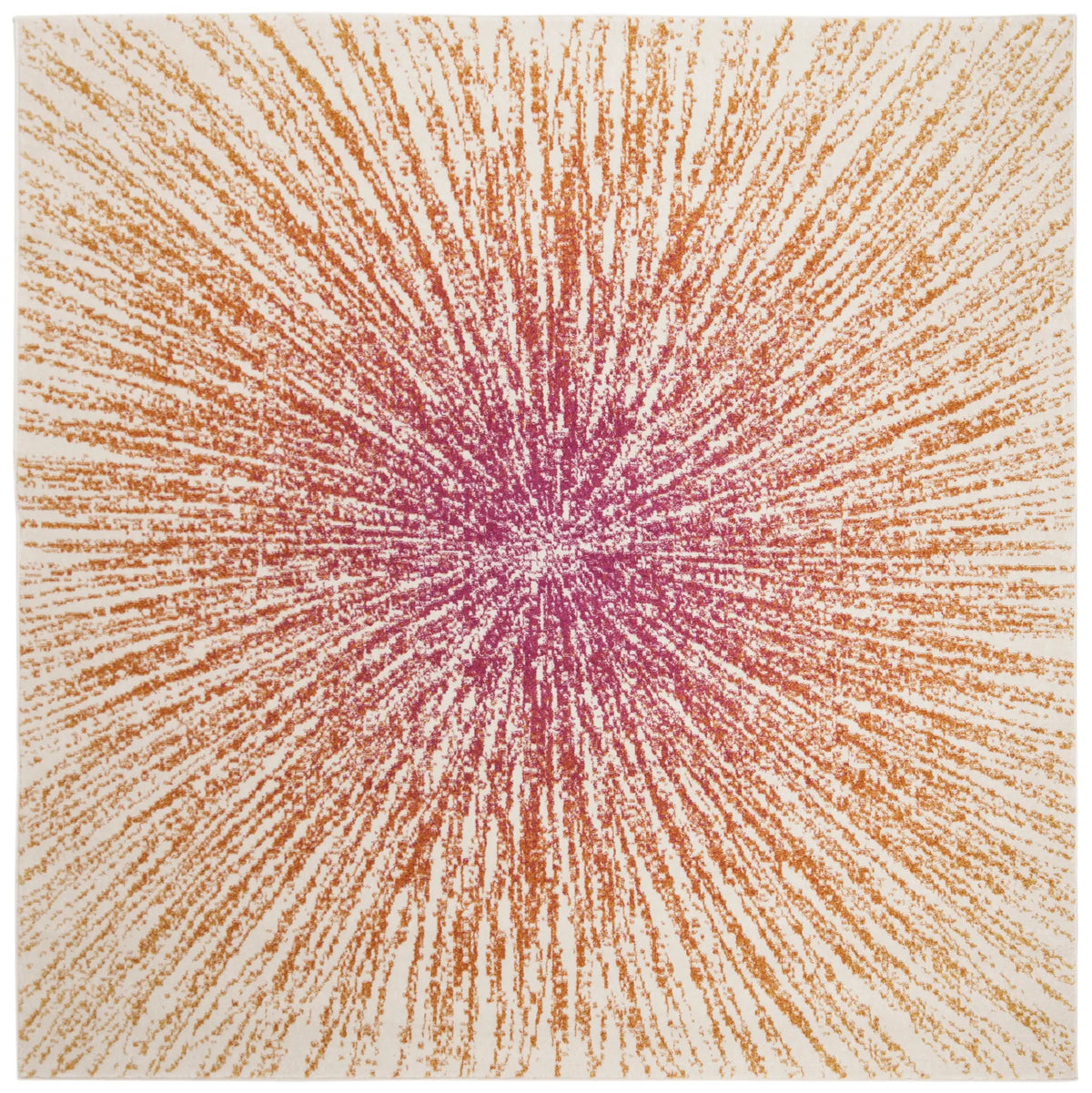Safavieh Evoke 6'-7" x 6'-7" Rug in Fuchsia / Cream