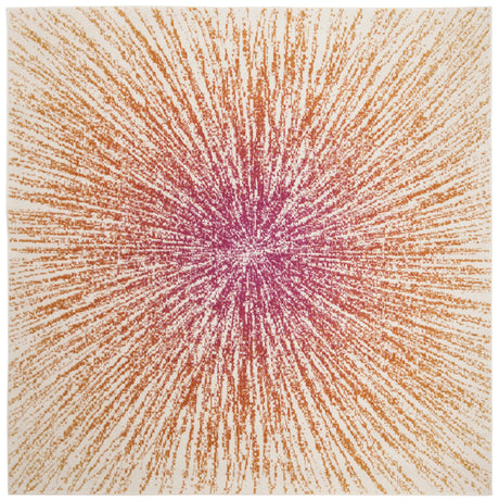 Safavieh Evoke 6'-7" x 6'-7" Rug in Fuchsia / Cream