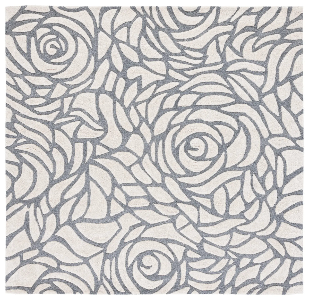 Safavieh Casablanca 7'-0" x 7'-0" Rug in Ivory / Grey