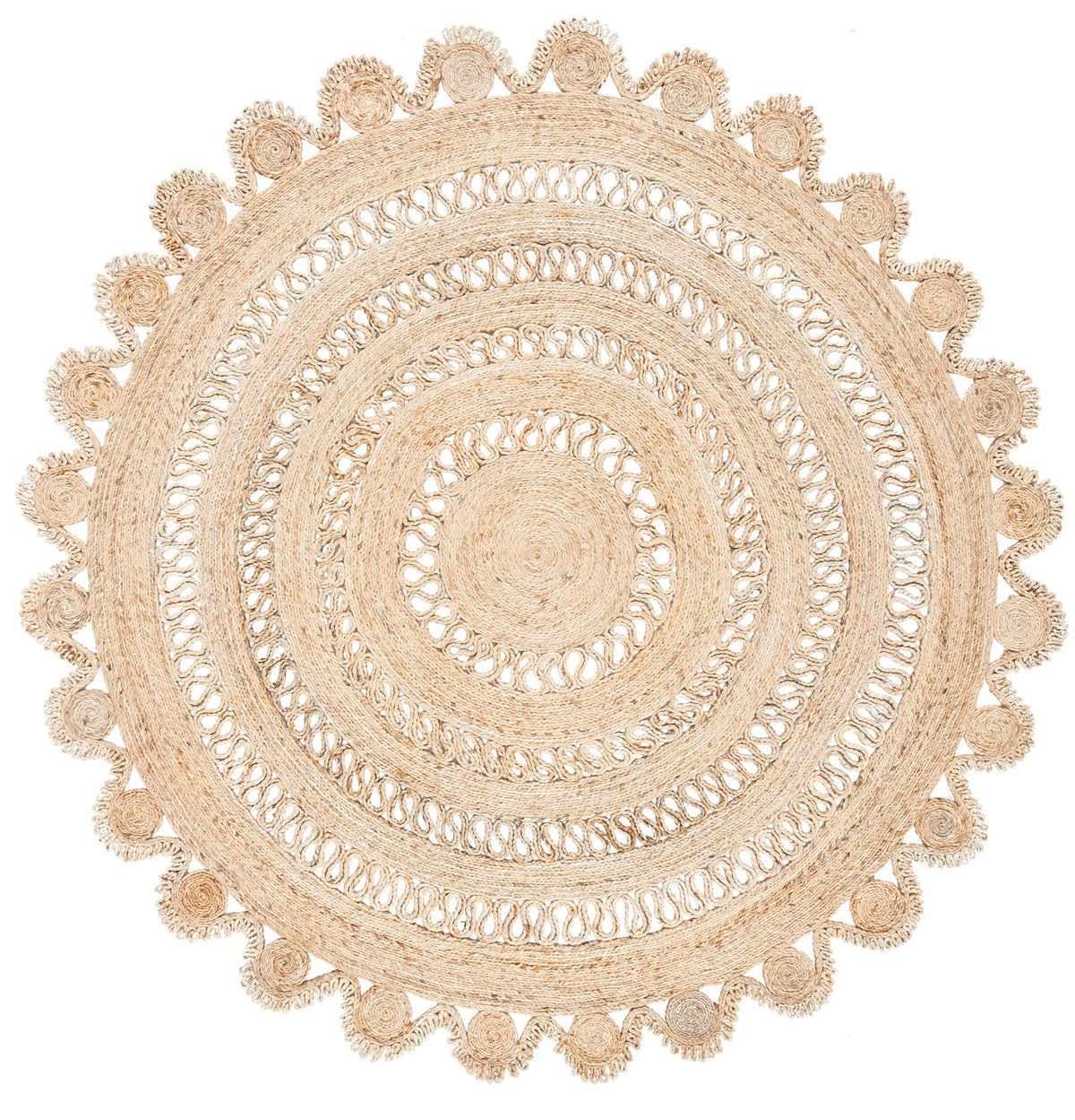 Safavieh Natural Fiber 10'-0" x 10'-0" Rug in Natural