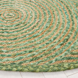 Safavieh Cape Cod 6'-0" x 6'-0" Rug in Green / Natural
