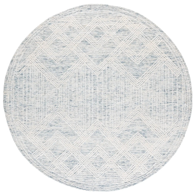 Safavieh Pine 6'-0" x 6'-0" Rug in Light Grey / Ivory