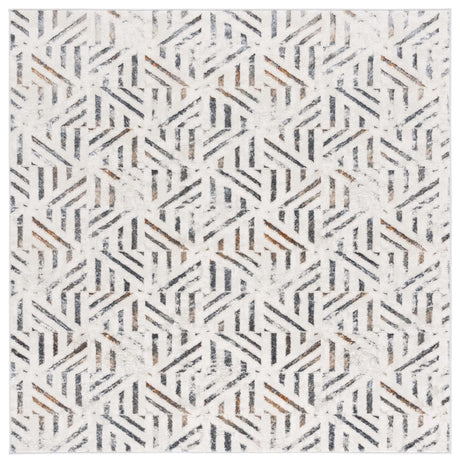 Safavieh Alenia 100 6'-7" x 6'-7" Rug in Ivory / Grey