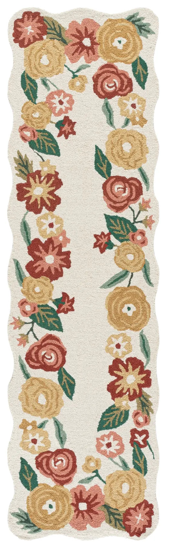 Safavieh Jardin 2'-3" x 8'-0" Rug in Ivory / Red