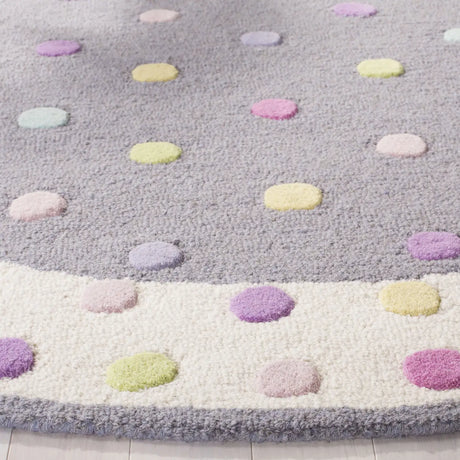 Safavieh Safavieh Kids 5'-0" x 5'-0" Rug in Grey / Multi