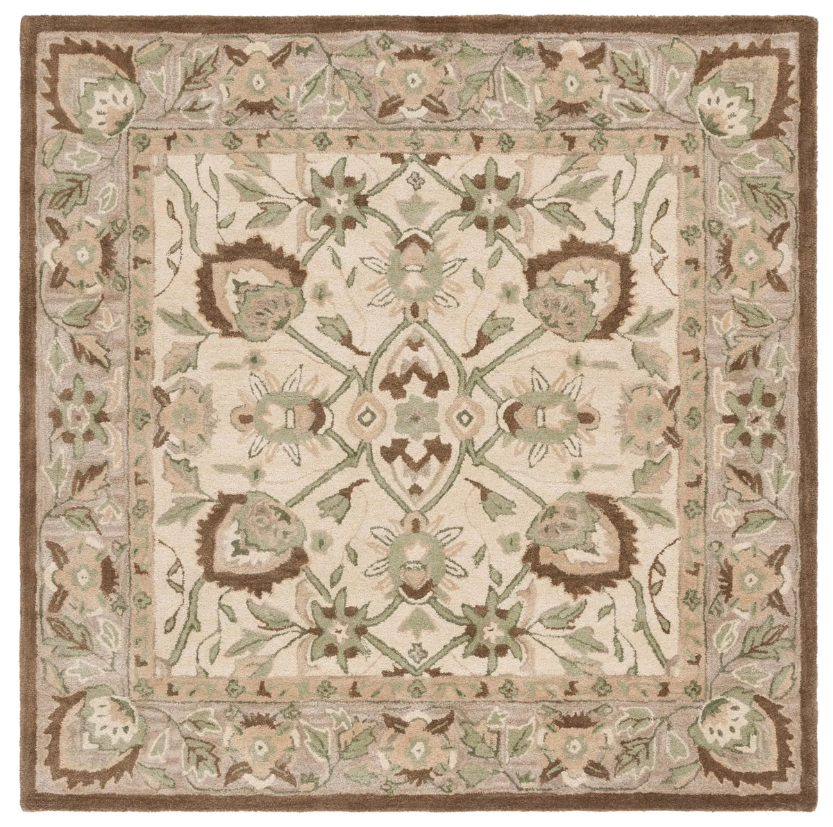 Safavieh Antiquity 6'-0" x 6'-0" Rug in Ivory / Beige