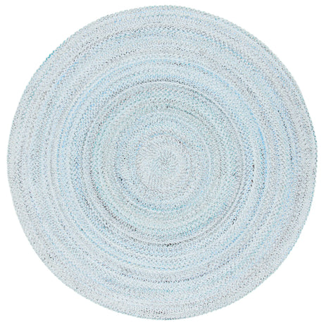 Safavieh Braided 6'-0" x 6'-0" Rug in Blue / Grey
