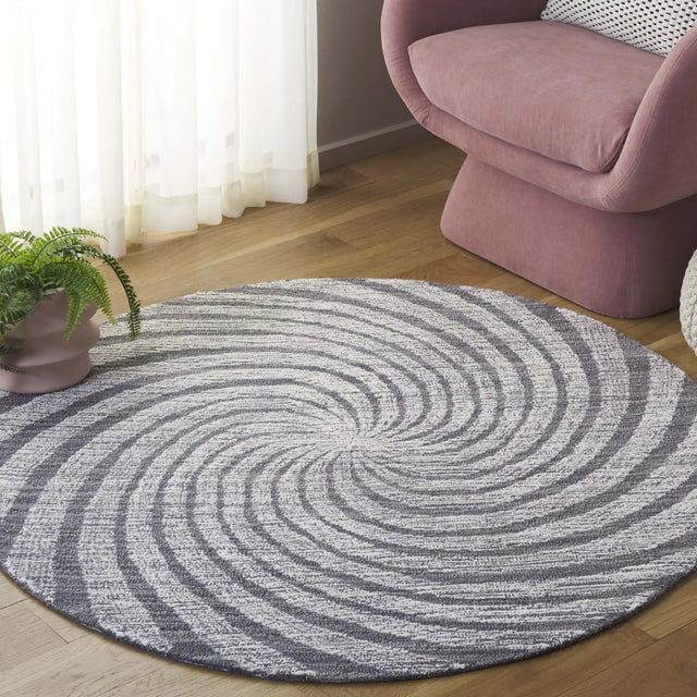 Safavieh Novelty 3'-0" x 3'-0" Rug in Charcoal / Grey