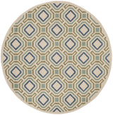 Safavieh Veranda 6'-7" x 6'-7" Rug in Cream / Green