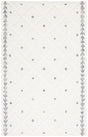 Safavieh Casablanca 4'-0" x 6'-0" Rug in Ivory / Black