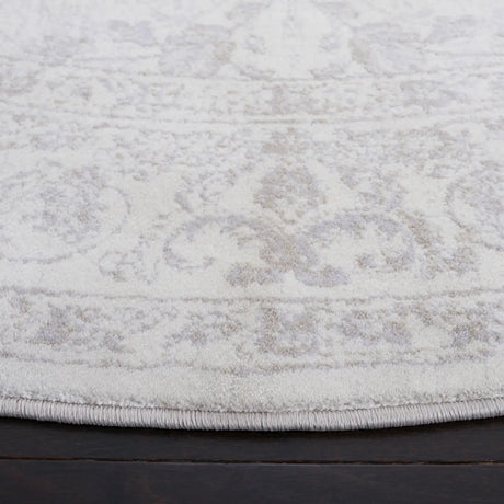 Safavieh Carnegie 6'-7" x 6'-7" Rug in Cream / Light Grey