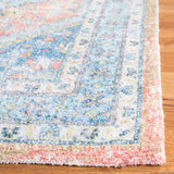 Safavieh Saffron 4'-0" x 6'-0" Rug in Blue / Rust