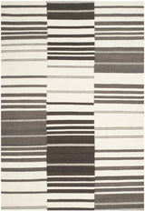 Safavieh Kilim 5'-0" x 8'-0" Rug in Dark Brown / Ivory
