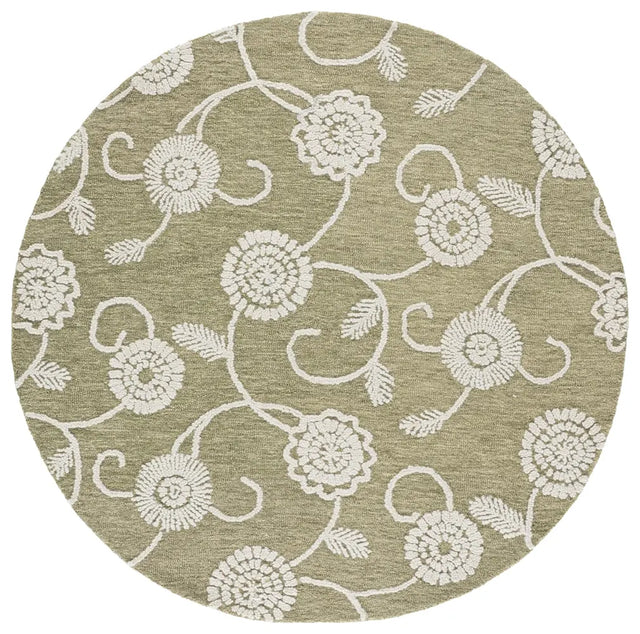 Safavieh Metro 6'-0" x 6'-0" Rug in Green / Ivory