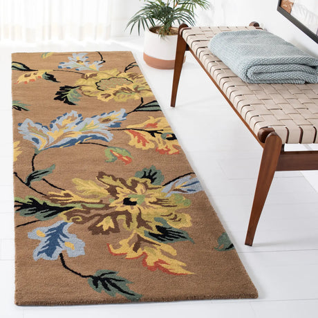 Safavieh Soho 2'-6" x 10'-0" Rug in Brown / Multi
