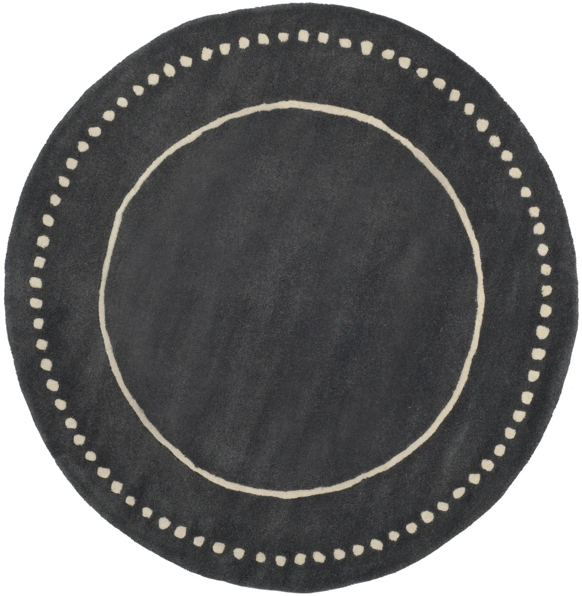 Safavieh Bella 5'-0" x 5'-0" Rug in Dark Grey / Ivory