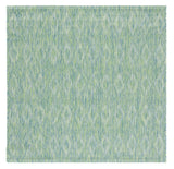 Safavieh Courtyard 6'-7" x 6'-7" Rug in Green