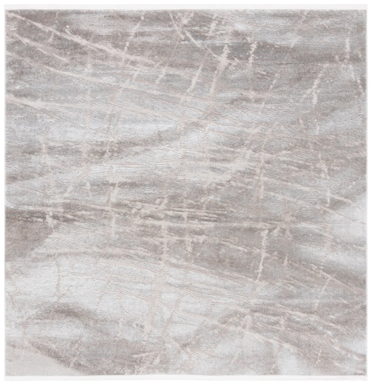 Safavieh Platinum 6'-7" x 6'-7" Rug in Grey / Light Grey