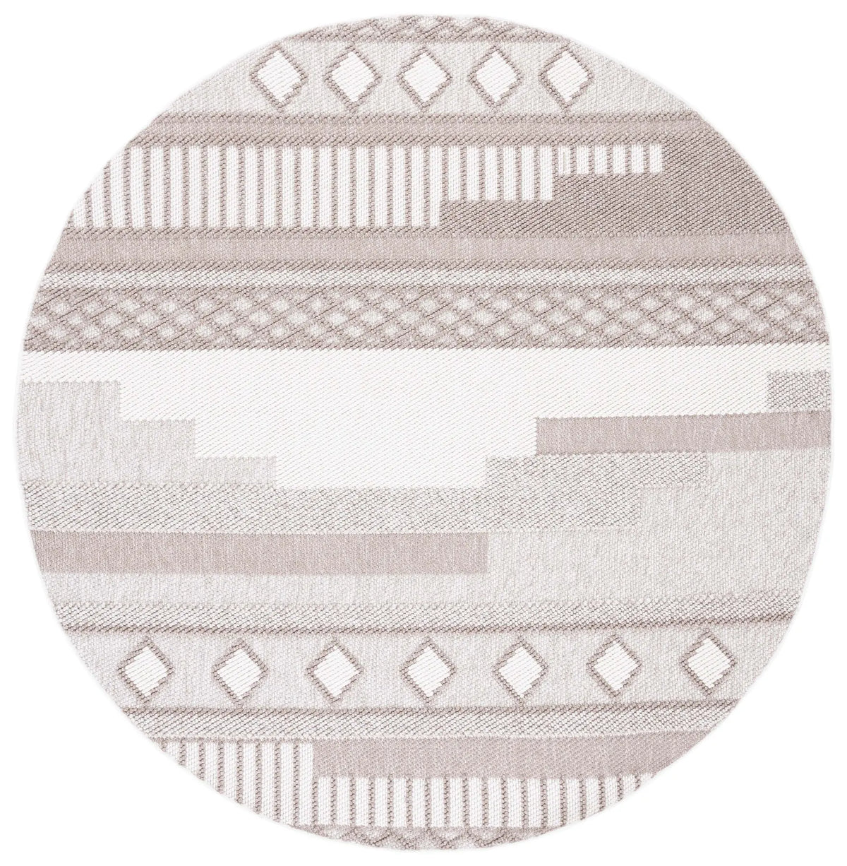 Safavieh Lotus 6'-7" x 6'-7" Rug in Ivory / Beige
