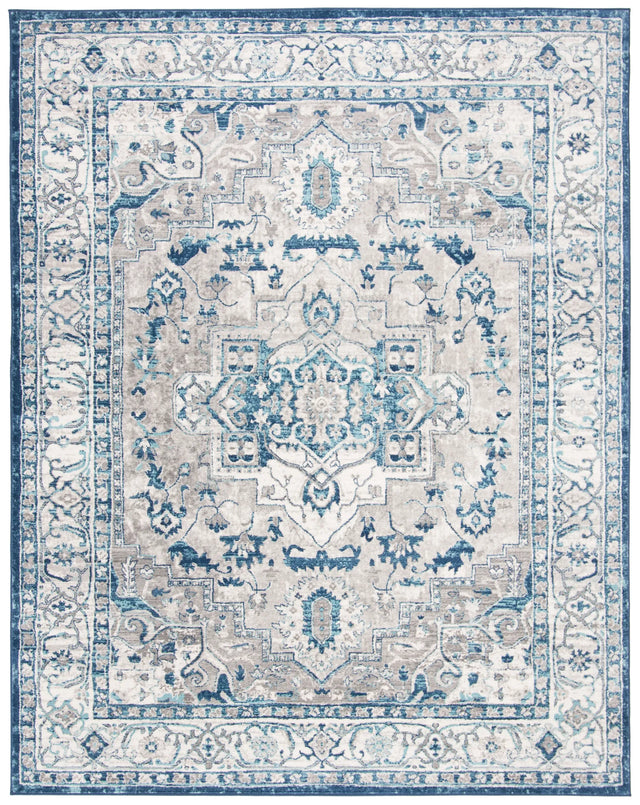 Safavieh Brentwood 10'-0" x 13'-0" Rug in Light Grey / Blue