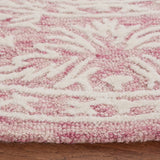Safavieh Metro 6'-0" x 6'-0" Rug in Pink / Ivory
