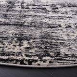 Safavieh Jasper 100 6'-7" x 6'-7" Rug in Black / Ivory