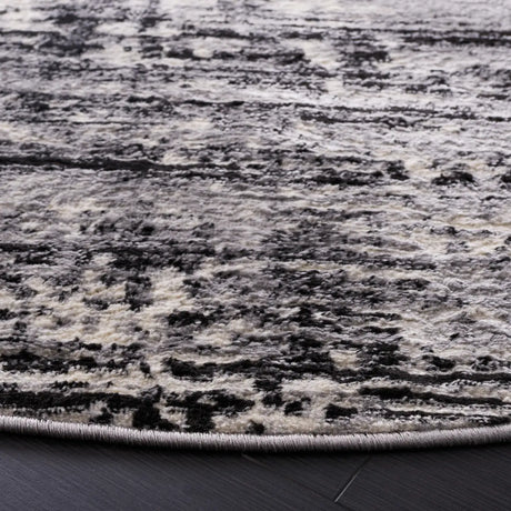 Safavieh Jasper 100 6'-7" x 6'-7" Rug in Black / Ivory