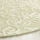 Safavieh Cambridge 6'-0" x 6'-0" Rug in Light Green / Ivory