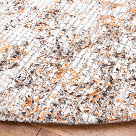 Safavieh Restoration Vintage 6'-0" x 6'-0" Rug in Rust / Orange
