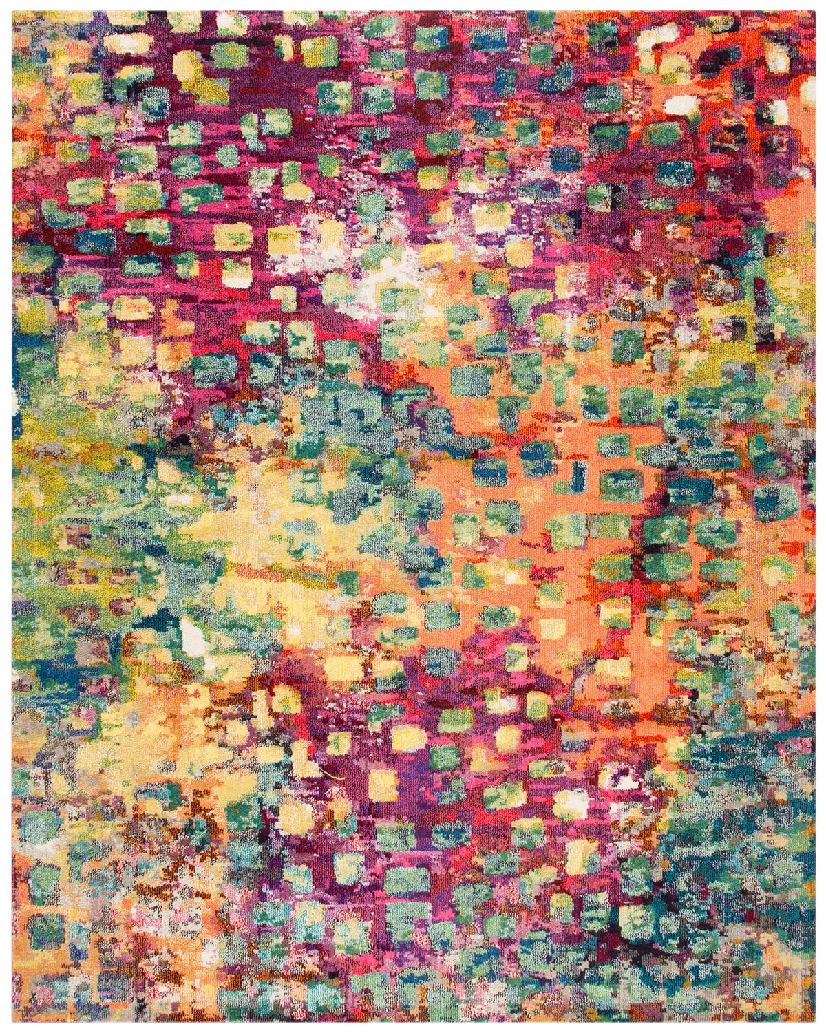 Safavieh Madison 10'-0" x 14'-0" Rug in Fuchsia / Gold