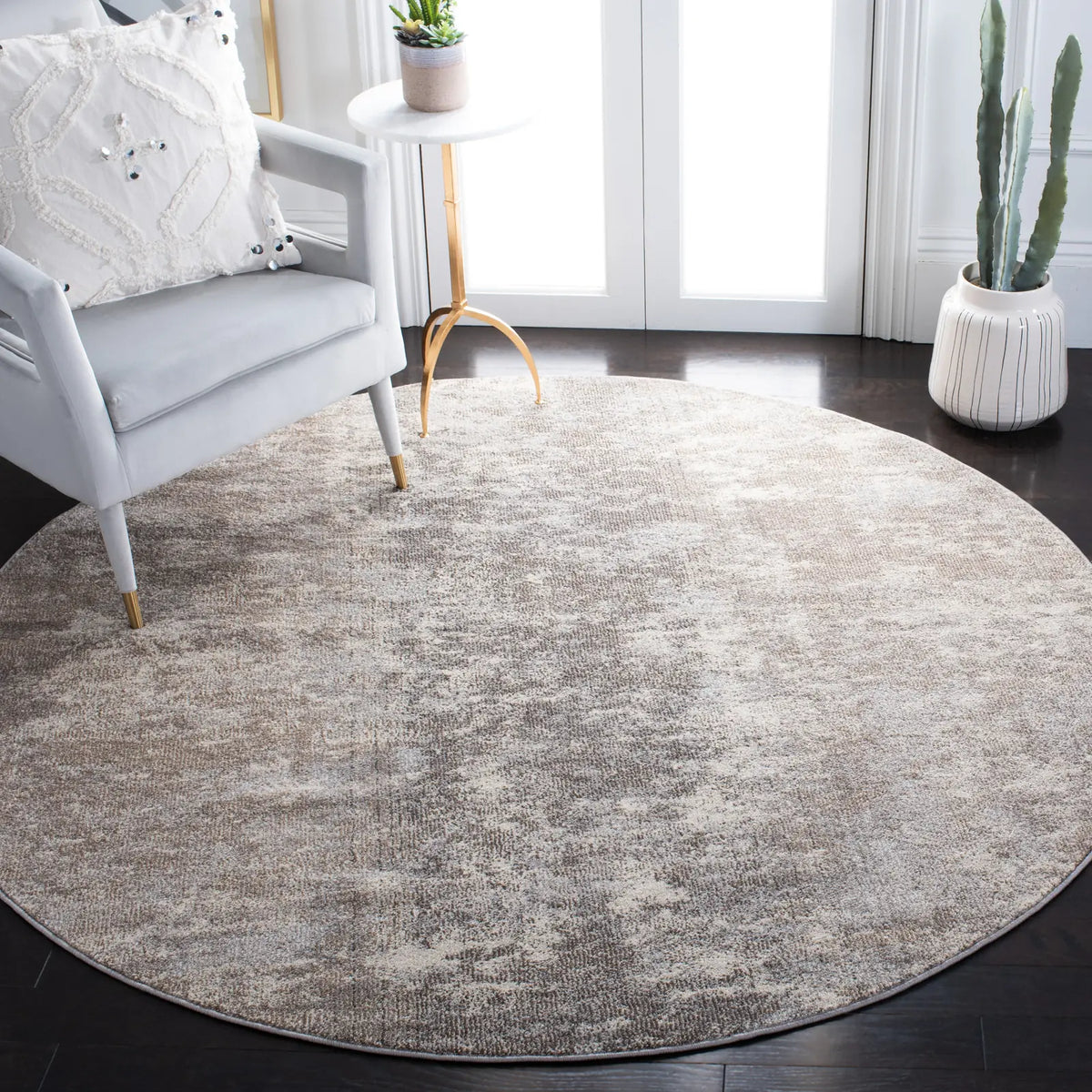 Safavieh Madison 10'-0" x 10'-0" Rug in Grey / Beige