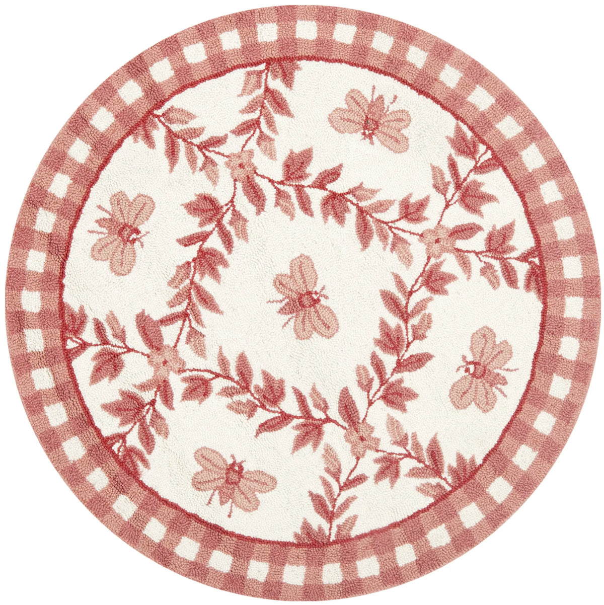 Safavieh Chelsea 3'-0" x 3'-0" Rug in Ivory / Rose