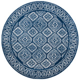 Safavieh Tulum 10'-0" x 10'-0" Rug in Navy / Ivory