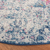 Safavieh Madison 10'-0" x 10'-0" Rug in Navy / Teal