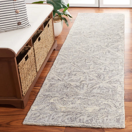 Safavieh Metro 2'-3" x 9'-0" Rug in Grey / Ivory