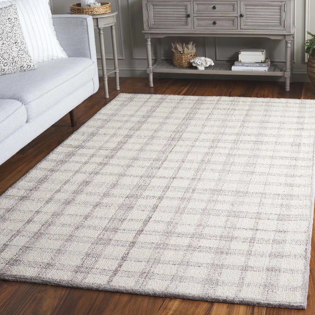 Safavieh Abstract 4'-0" x 6'-0" Rug in Ivory / Silver