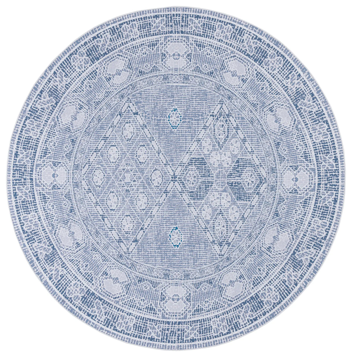 Safavieh Tucson 6'-0" x 6'-0" Rug in Grey / Ivory