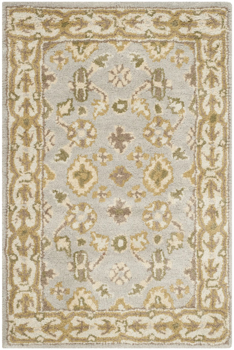 Safavieh Classic 2'-0" x 3'-0" Rug in Light Blue / Ivory