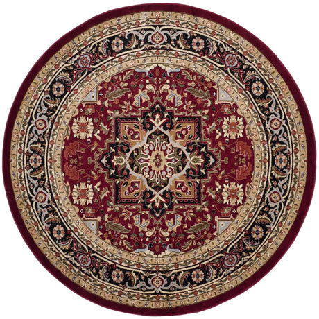Safavieh Lyndhurst 10'-0" x 10'-0" Rug in Red / Black