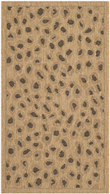 Safavieh Courtyard 2'-0" x 3'-7" Rug in Natural / Gold