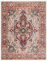 Safavieh Kashan 10'-0" x 14'-0" Rug in Ivory / Blue