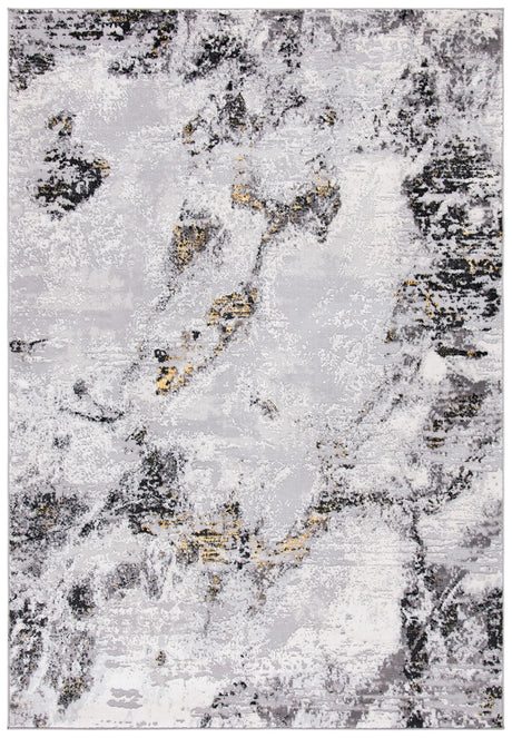 Safavieh Amelia 4'-5" x 6'-5" Rug in Grey / Gold