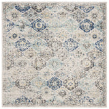 Safavieh Madison 6'-7" x 6'-7" Rug in Ivory / Aqua