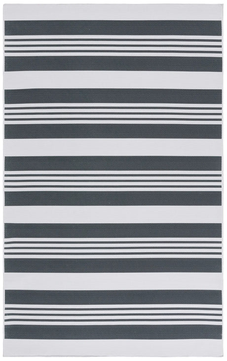 Safavieh Malibu 4'-0" x 6'-0" Rug in Dark Green / Grey