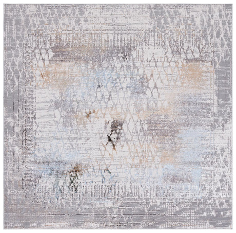 Safavieh Bel Air 6'-7" x 6'-7" Rug in Beige / Gold
