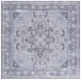 Safavieh Tucson 6'-0" x 6'-0" Rug in Dark Grey / Grey